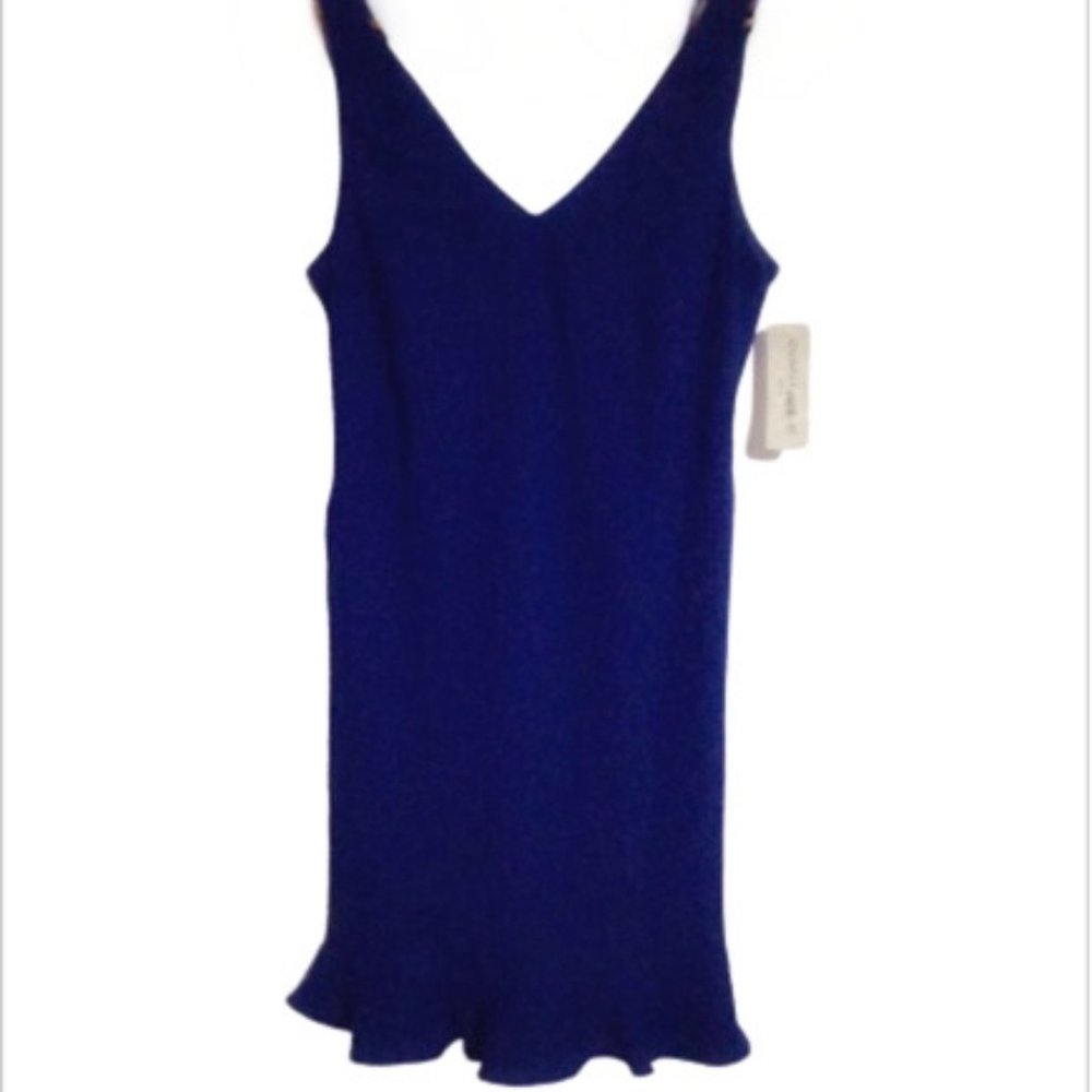 💥Evan Picone Royal Blue Sleeveless Fitted Dress
